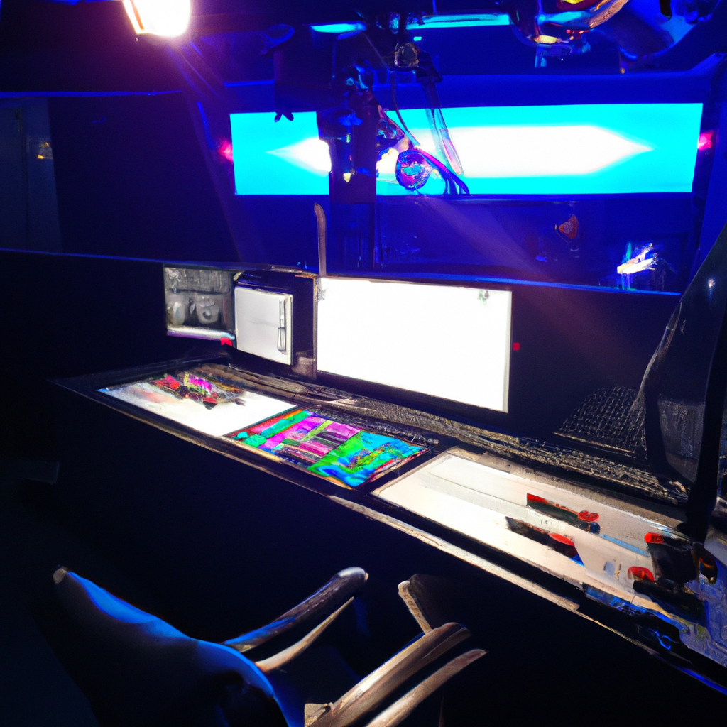 ZanMondex Studios team in a minimalist control room